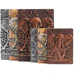 Vintage Elephant Embossed Journal Notepad Travel Planner Notebook