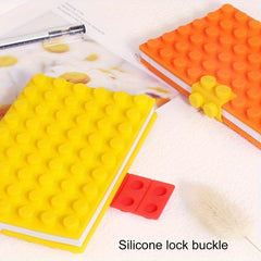 Creative A6 Loose leaf Building Block Silicone Notepad