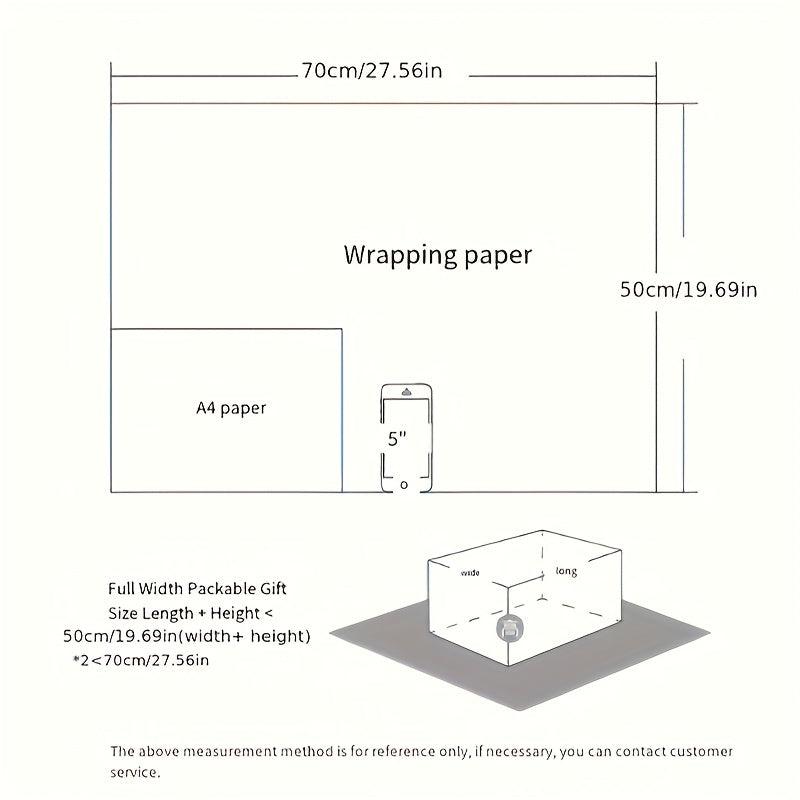 Colorful Cartoon Birthday Gift Wrapping Paper