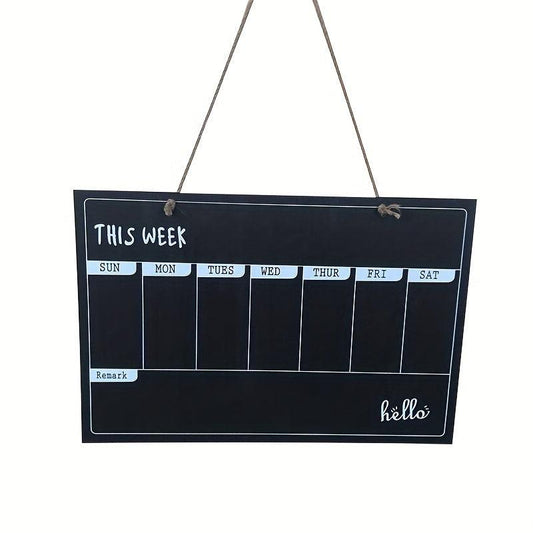 Wooden Calendar Small Blackboard Durable Decoration