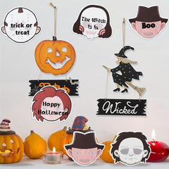 5pcs Halloween Horror Sticky Notes Weird Spooky Characters Self Adhesive Notepad