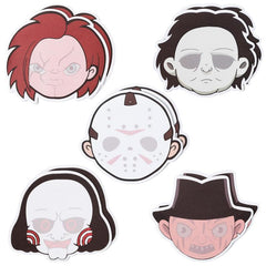5pcs Halloween Horror Sticky Notes Weird Spooky Characters Self Adhesive Notepad