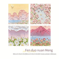 6 Colorful Landscape Painting Materials