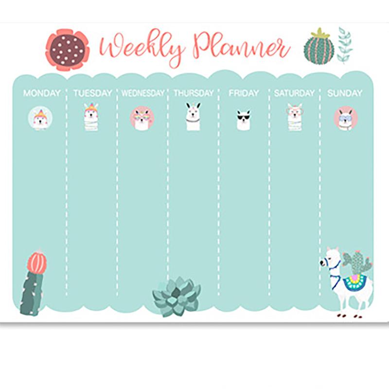 Magnetic Planner Calendar & Dry Erase Markers Set