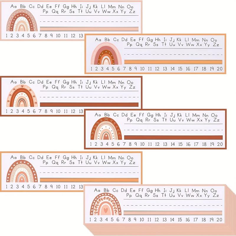 60 Personalized Desk Name Stickers for School Season Opening - Back to School