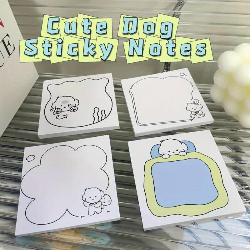 Cartoon Dog Note Pad 50 Sheets Tear off Non adhesive Note Paper