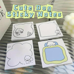 Cartoon Dog Note Pad 50 Sheets Tear off Non adhesive Note Paper
