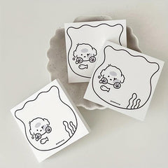 Cartoon Dog Note Pad 50 Sheets Tear off Non adhesive Note Paper