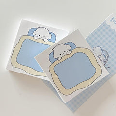 Cartoon Dog Note Pad 50 Sheets Tear off Non adhesive Note Paper