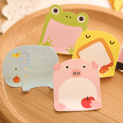 3 Packs Cute Sticky Notes Animals Memo Paper Gift Cards