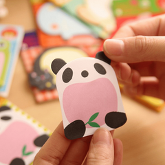 3 Packs Cute Sticky Notes Animals Memo Paper Gift Cards