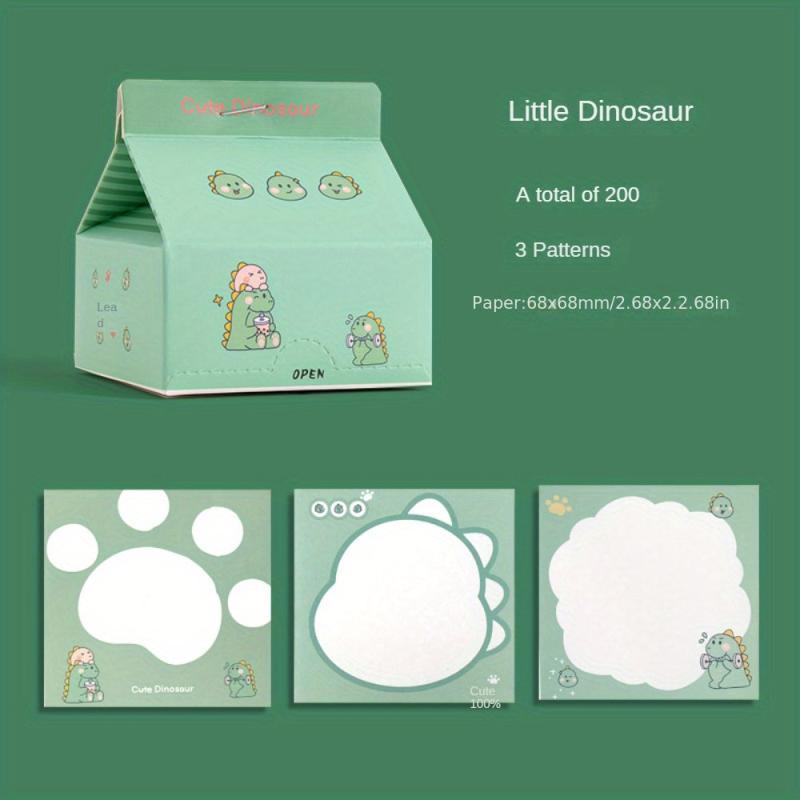 Creative Milk Box Memo Cartoon Memo Paper Student Extractable Memo Paper