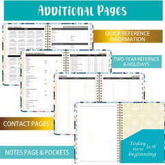 Planner 15 X 21 12 Months Daily Weekly Monthly Planner
