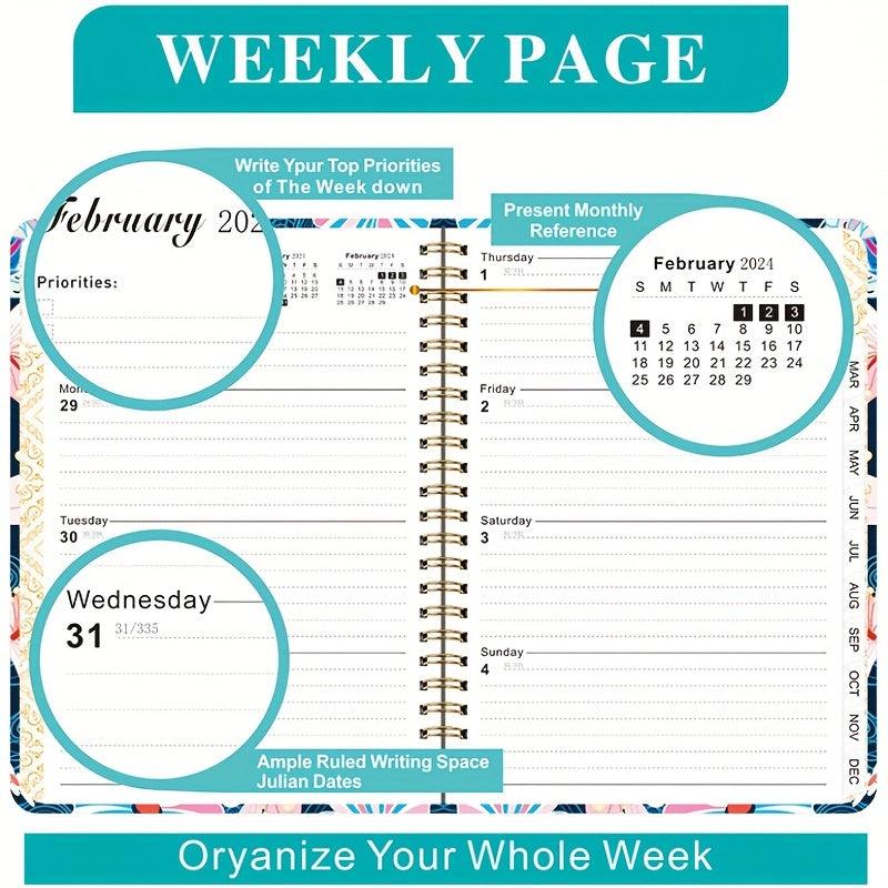 Planner 15 X 21 12 Months Daily Weekly Monthly Planner