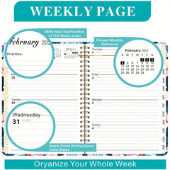 Planner 15 X 21 12 Months Daily Weekly Monthly Planner