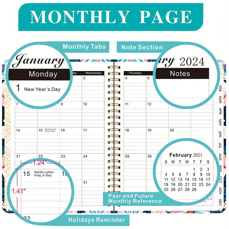 Planner 15 X 21 12 Months Daily Weekly Monthly Planner