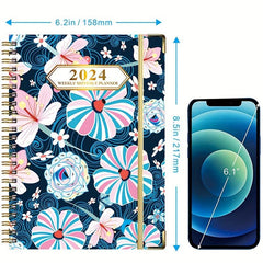 Planner 15 X 21 12 Months Daily Weekly Monthly Planner