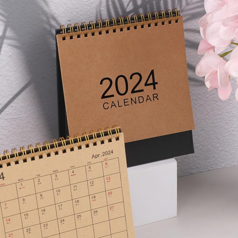Annual Desktop Calendar Creative Ornaments Monthly Desk Calendar