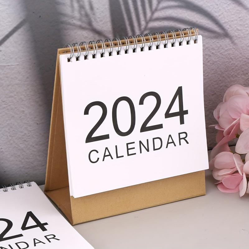 Annual Desktop Calendar Creative Ornaments Monthly Desk Calendar