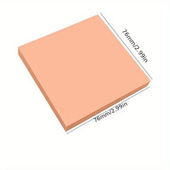 100 Sheets Fluorescent Sticky Note Paper Office Note Sticker