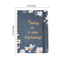 Colorful Undated Daily & Weekly Planner Notebook