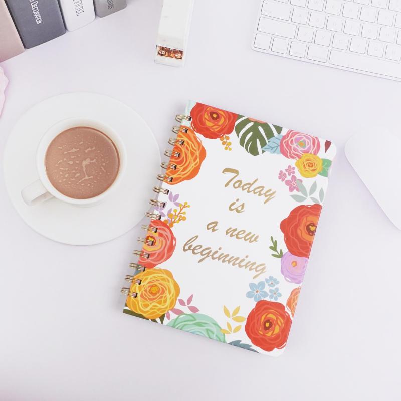 Colorful Undated Daily & Weekly Planner Notebook