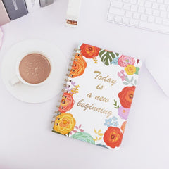 Colorful Undated Daily & Weekly Planner Notebook