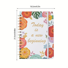 Colorful Undated Daily & Weekly Planner Notebook