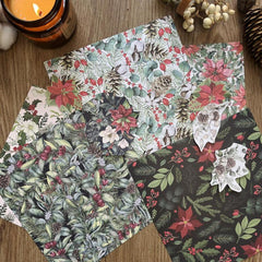 24 Sheets Christmas DIY Decorative Paper Pad - Crafts Scrapbooking Bullet Journa