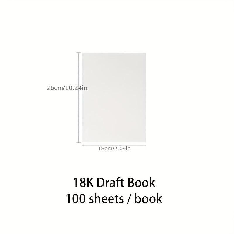 100 Sheets 18K Draft Paper Sketch Paper 18x26cm