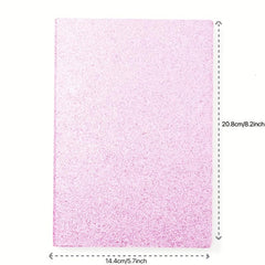 A5 Glitter Soft Notebook 14 48x20 Multiple Optional