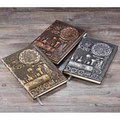 Vintage European Embossed A5 Diary