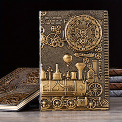 Vintage European Embossed A5 Diary