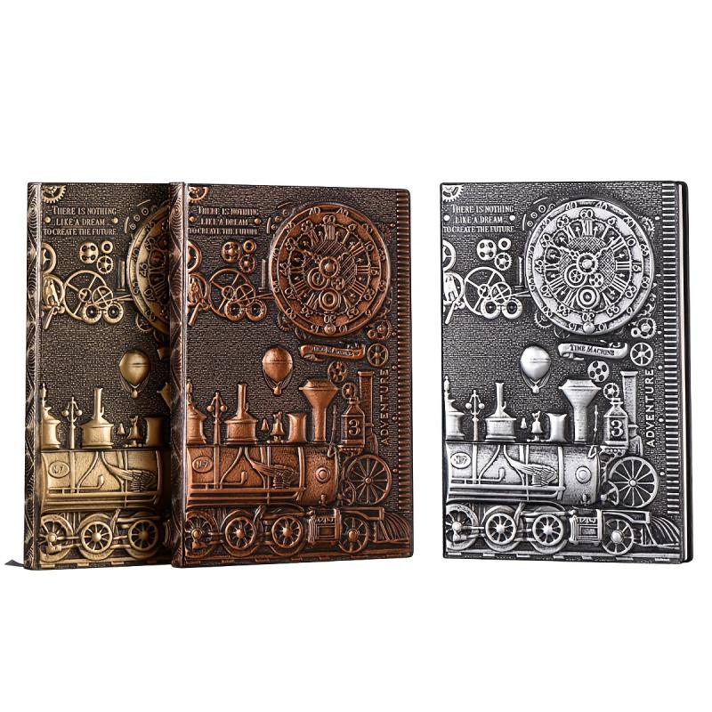 Vintage European Embossed A5 Diary