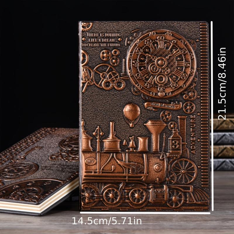 Vintage European Embossed A5 Diary