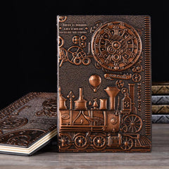 Vintage European Embossed A5 Diary