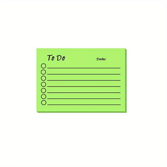 2 Pcs 9 Colors To Do Sticky Notes 50 Sheets Pad Memo Stickers