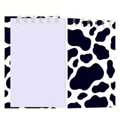 12 Pcs Cow Print Notebooks Farm Cow Themed Party Decoration