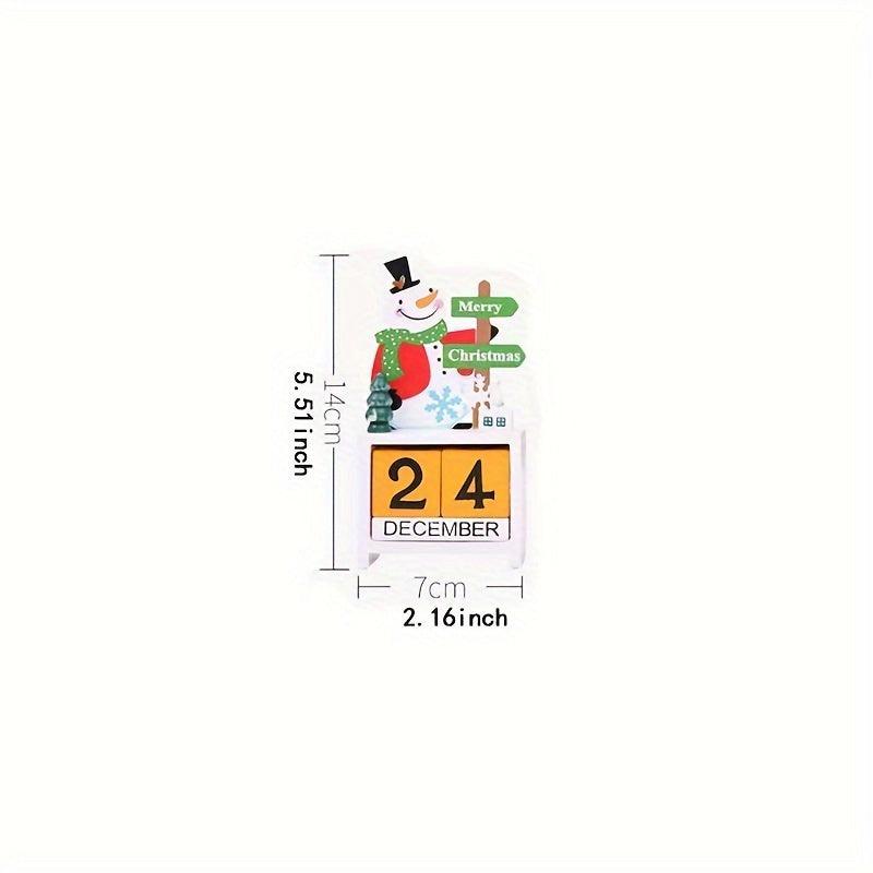 Christmas Tree Countdown Calendar Decoration Ornament