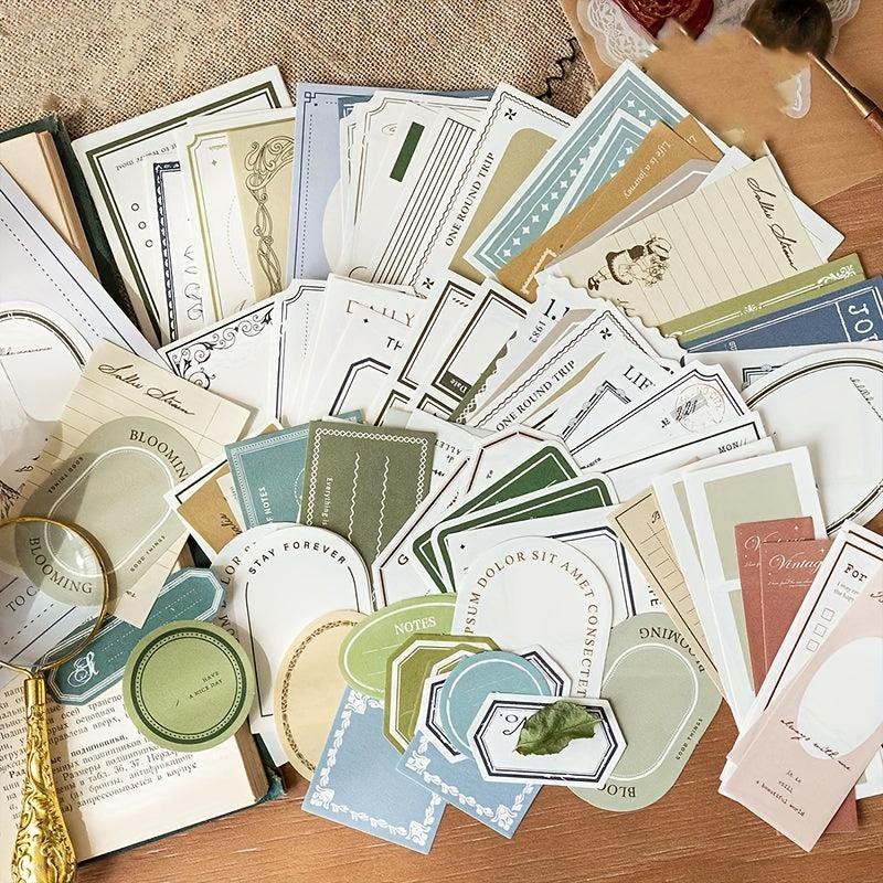 100-Piece Portable Student Note Book DIY Memo Materials