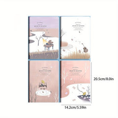 Thick Soft Leather Cartoon Diary Notebook