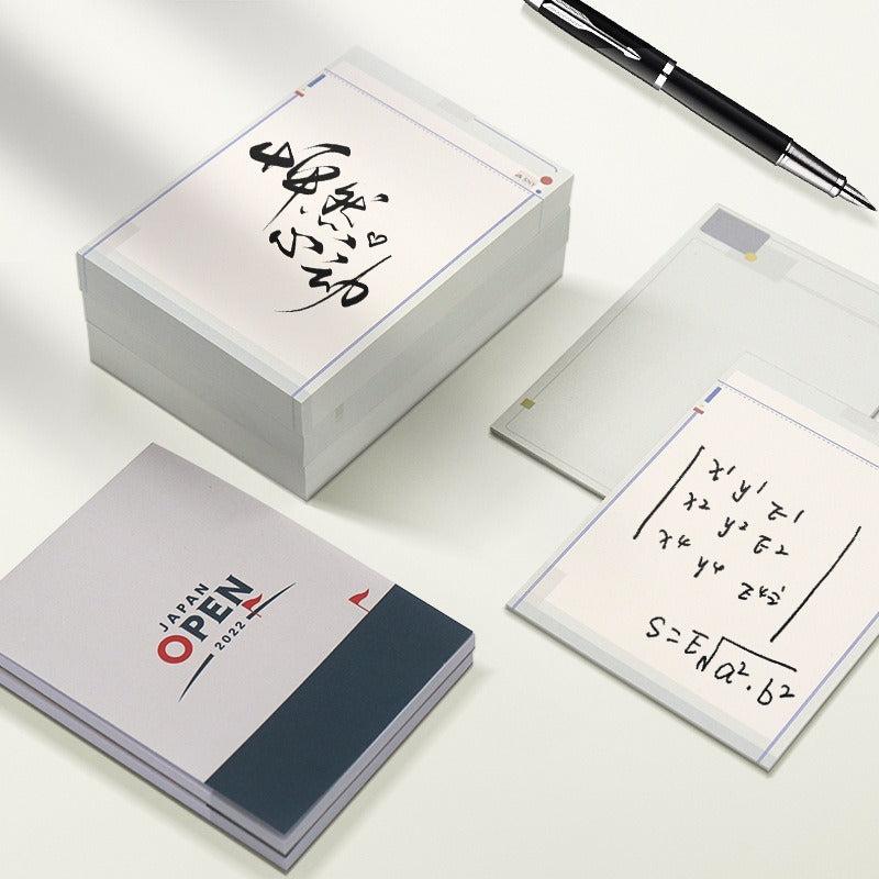 10pcs Detachable Paper Brick Non-adhesive Pad Student Notepad