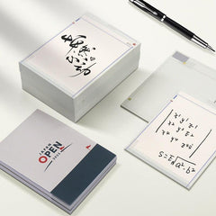 10pcs Detachable Paper Brick Non-adhesive Pad Student Notepad