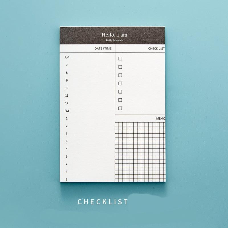 10pcs Detachable Paper Brick Non-adhesive Pad Student Notepad