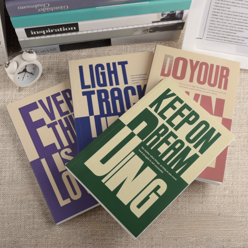 A5 American Style Notebook Memo Pad Thick Diary Home Office Study Back To School