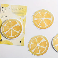 30 Fruit Sticky Notes for Messages & Reminders