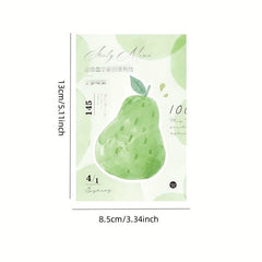 30 Fruit Sticky Notes for Messages & Reminders
