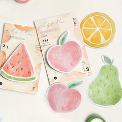 30 Fruit Sticky Notes for Messages & Reminders