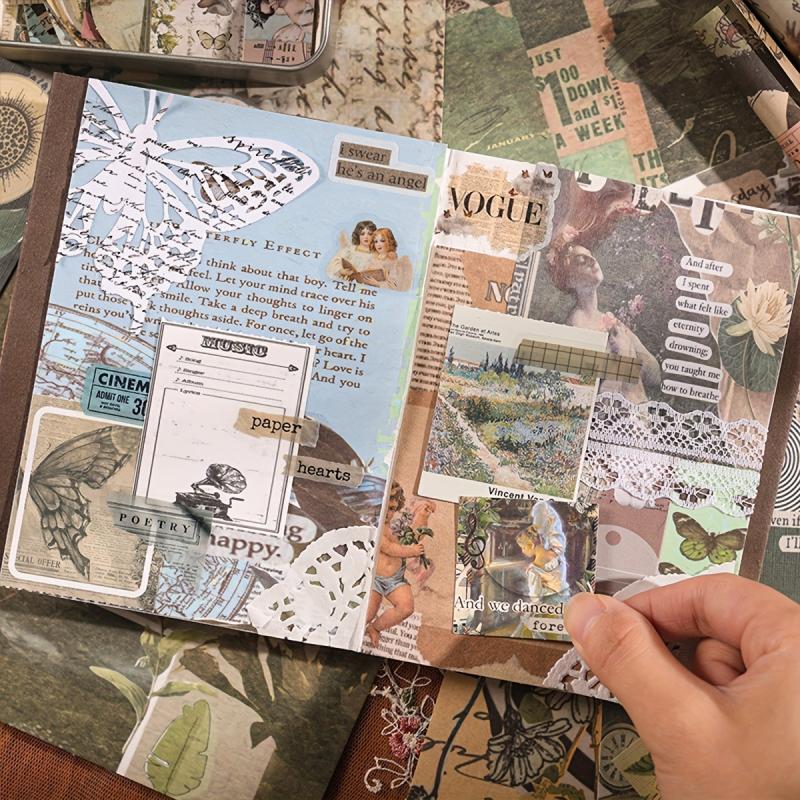 High End Gift Boxed Retro Journal with Notebook and Journal Material Gift Bag