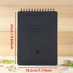 Mind Flip Coil Notebook A5 B5 Lined Pages 100 Sheets 100g Daolin Paper Beige